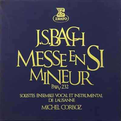 Bach Messe In B Minor BWV 232 LP Box 33 RPM Near Mint Vinyl 1972