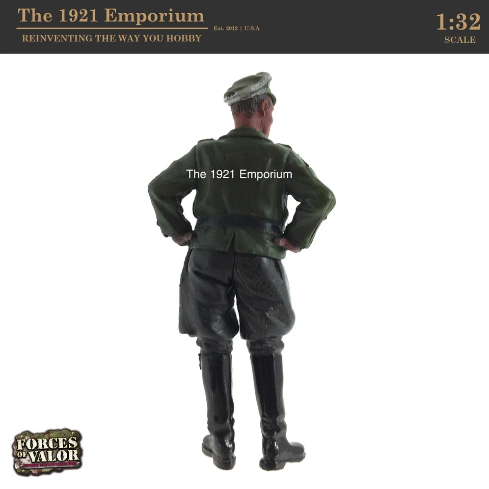 ✙ 1:32 Unimax Toys Forces of Valor WWII Luftwaffe General Officer Soldier Figure - Image 3 of 3