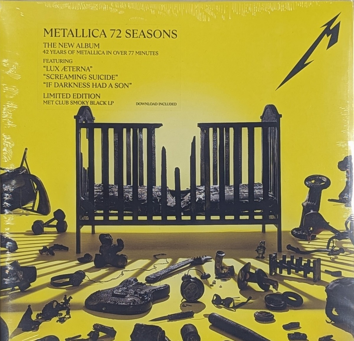 METALLICA 72 Seasons SEALED limited edition 2LP Met Club METALLICA 72 Seasons SEALED limited edition 2LP Met Club
