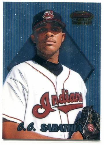 1999 Bowman's Best CC C.C. Sabathia RC ROOKIE CARD #171 INDIANS YANKEES