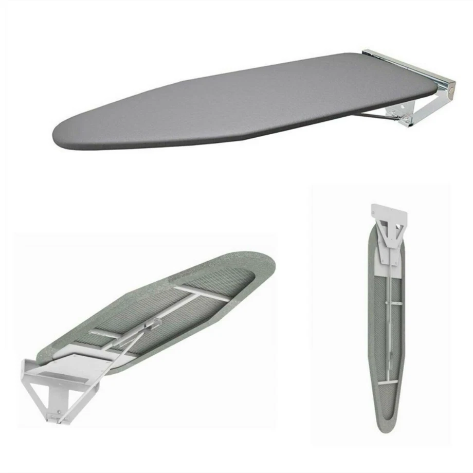 Bügelbrett Wandmontage Wandbügelbrett Klappbar 90 Grad Nach Unten Klappen - Bild 3 von 4