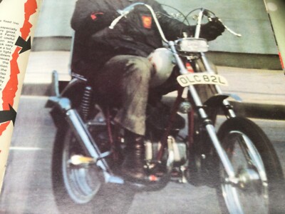 FANTIC CHOPPER 50 cc MOTORCYCLE MAGAZINE ARTICLE UK