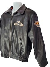 Vintage Y2K Orange County Choppers Faux Leather Jacket Youth L Polyurethane