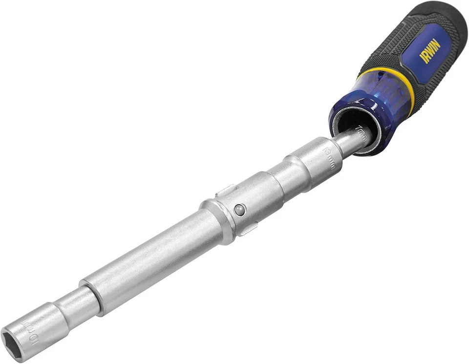 Irwin Tools 6 In 1 Metric Nut Driver Multi Bit Tool With Comfort Grip - Image 2 of 4