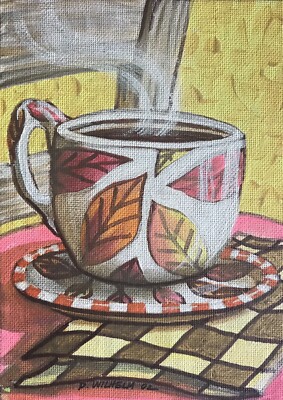 180ml coffee cups Black Mat Multicolour Tea/Coffee Cups, 180 Ml, Set of 6 Pieces