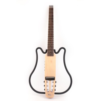 Headless electric acoustic guitar silent travel built in effect