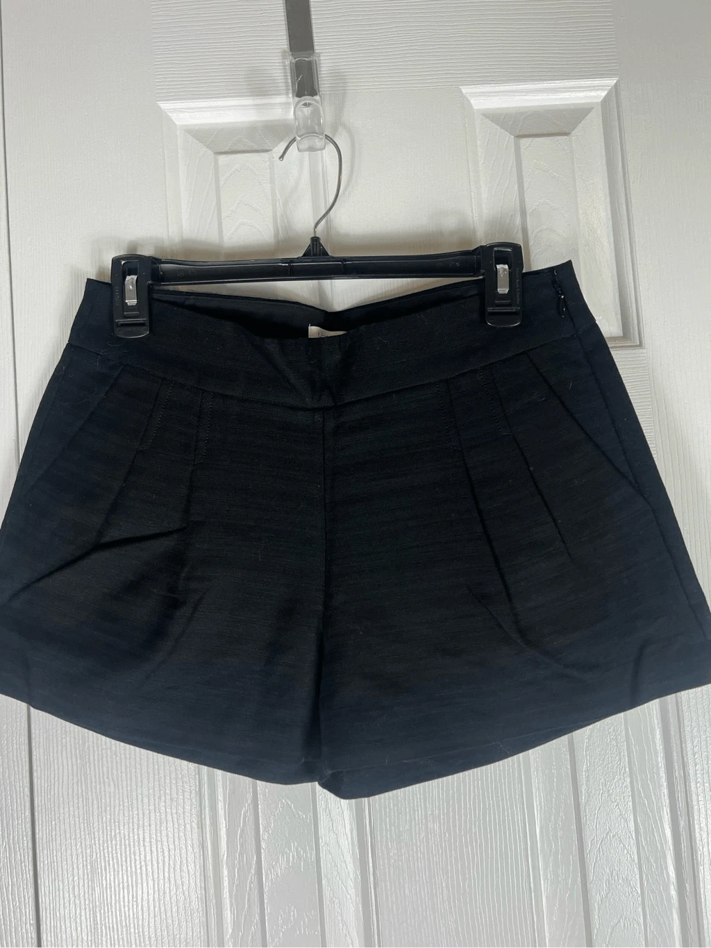 NWT Jcrew Womens Black Linen Shorts Size 2