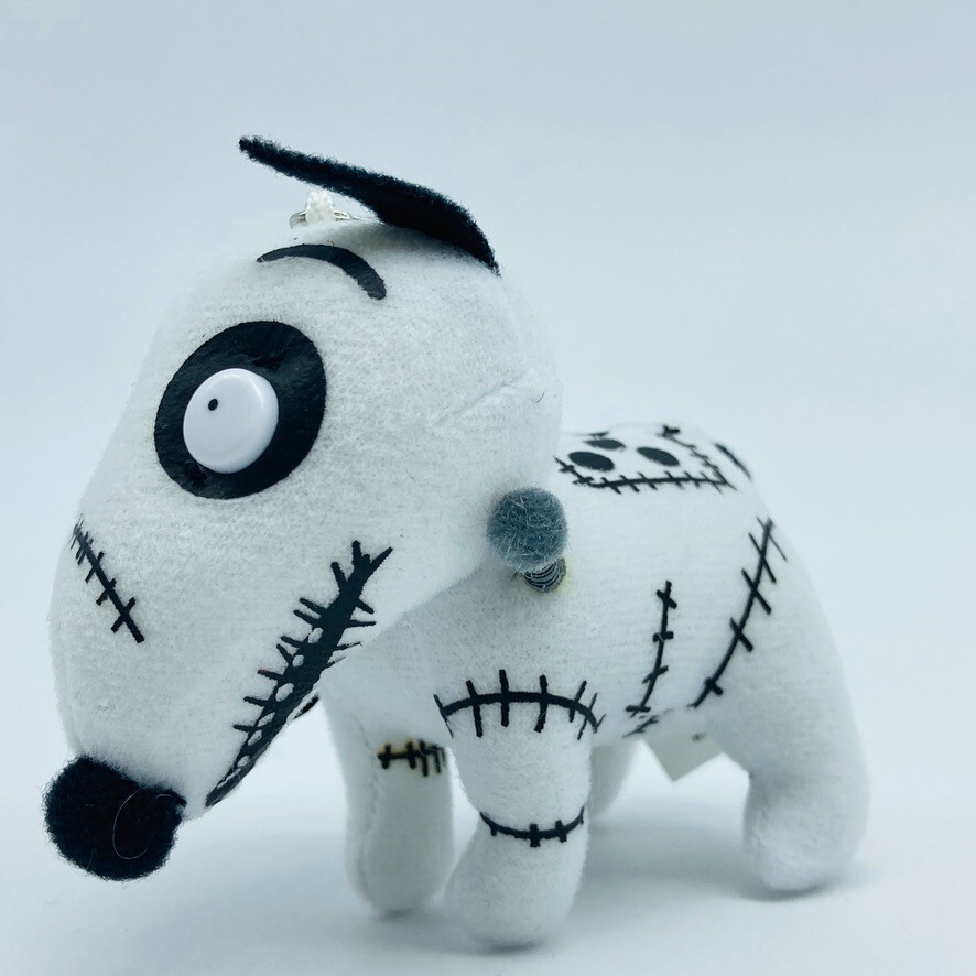 Disney FRANKENWEENIE SPARKY Mini Plush Doll Strap Japan TIM BURTON
