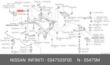 Genuine OE Stopper Diff 5547535F00 , 55475-35F00