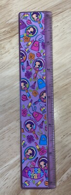 Lisa Frank 6'' Ruler Make Up Stationary School Supplies