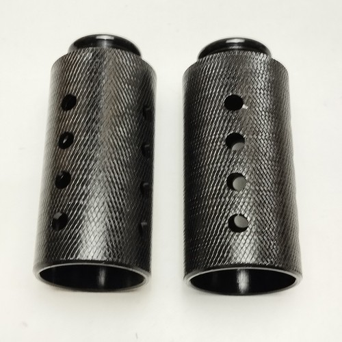 Haro Mirra ALLOY Pegs standers Set front Rear Mid School BMX axle 3/8 & 14mm NOS - Picture 3 of 5