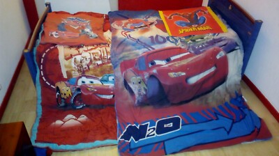 2 CARS BETTDECKEN 1 PERSON MIT 1 KISSENBEZUG CARS UND 1 SPIDER-MAN
