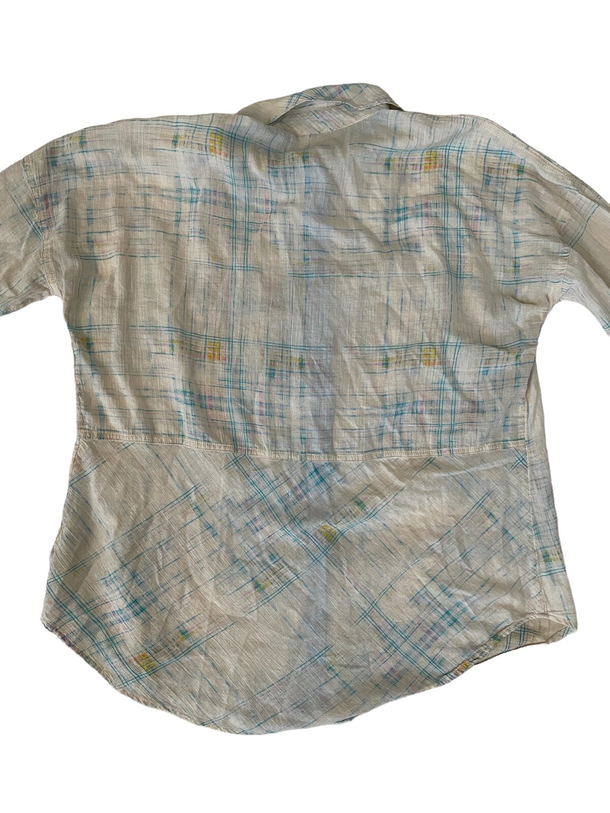 Free People Button Down Casual Collared Gauze Blo… - image 5