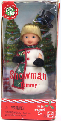 Lot 3 Barbie Kelly Club Tommy Snowman Lorena Angel Elf Christmas