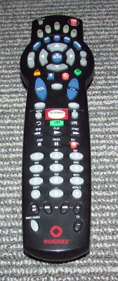 Rogers 1056B03 Universal Remote Control - Black Fast Shipping
