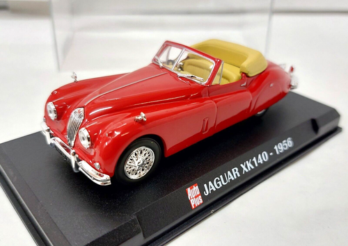 Boîte De Collection Repro Pour Jaguar XK 140 - échelle 1:43 - Marque Quiralu, Fabrication Française - étui De Présentation