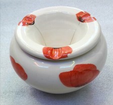 CENDRIER COQUELICOT EN CÉRAMIQUE