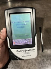 New York Times "Excalibur" Touch-Screen CrossWord Puzzle Deluxe Ed. w/ Stylus