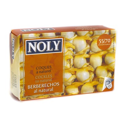 Noly Berberechos Natural 111g (55/70 piezas)
