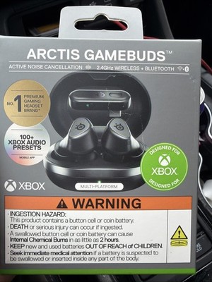 SteelSeries Arctis GameBuds True Wireless Noise Cancelling Gaming Earbuds - Xbox