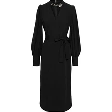 Zimmermann Espionage Chain Midi Dress Size 1 (AU 10 US 6)  Black Cocktail Event