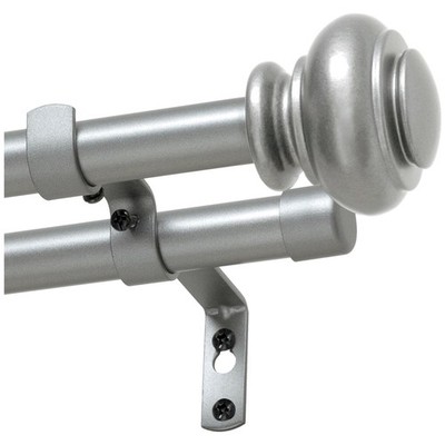 Easy Install Double Curtain Rods - Gold Nickel