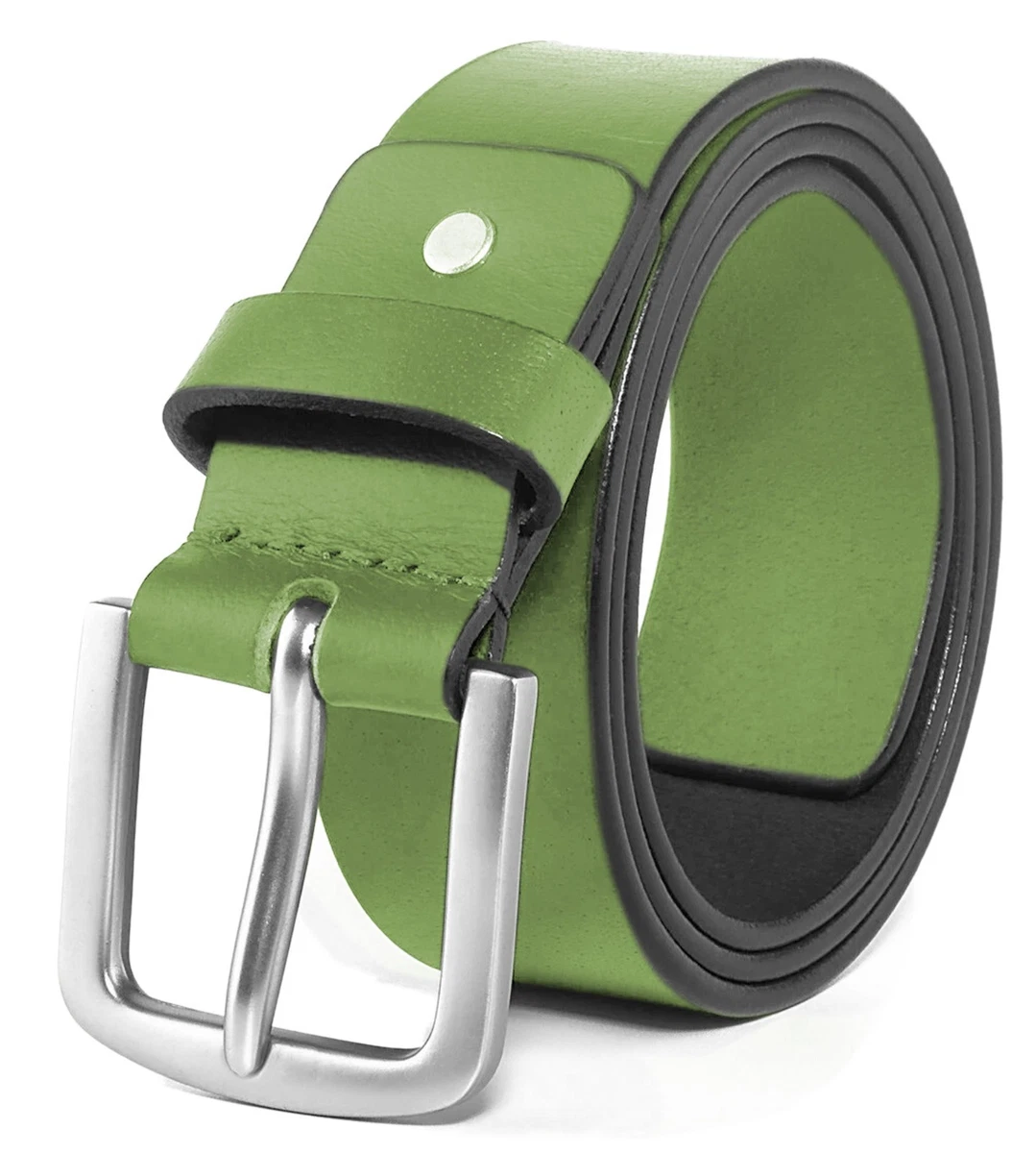 Green Leather Belts for Men for sale | eBay