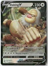 slaking v pokemon card price - 077/078 Full Art Ultra Rare pokemon card Basic slaking V