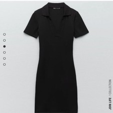 Zara ribbed classic bodycon casual dress size M