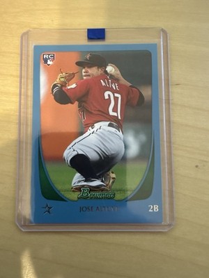2011 Bowman Draft Picks & Prospects - Jose Altuve #11 Blue /499 (RC)