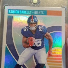 2018 Panini Playoff Rookie Wave Saquon Barkley #2 New York Giants NFL Card. rookie card picture