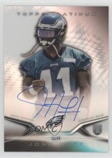 2014 Topps Platinum Auto Rookie Refractor Josh Huff #20 Auto 0a2