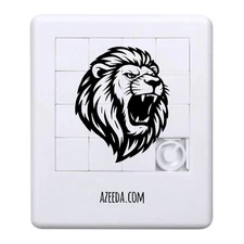 'Powerful Roaring Lion' Sliding Puzzle (PZ00037072)