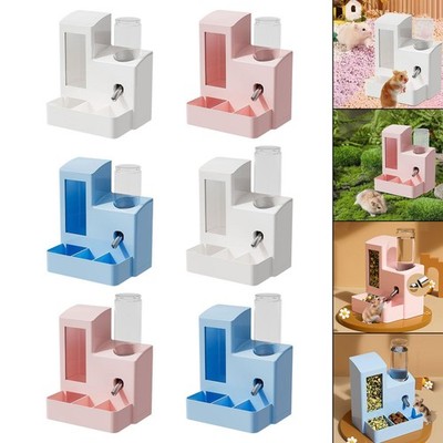 3 in 1 Hamster Futterautomat Auto Spender für Terrasse Kleintierhaus