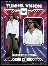 2025 Donruss WNBA Tunnel Vision Arike Ogunbowale #4 Dallas Wings