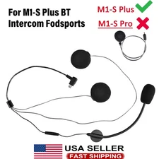 Headsets Earphone Mic Speaker Clip Bracket For M1-S Plus BT Intercom Fodsports