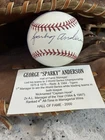 Sparky Anderson Autographed Baseball HOF Detroit Tigers