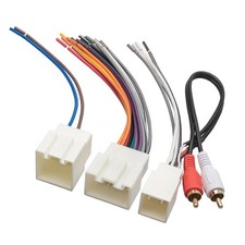 Radio Wiring Harness w/RCA Plug Fit for Ford 2000-2005 Explorer, 1998-2003 Me...