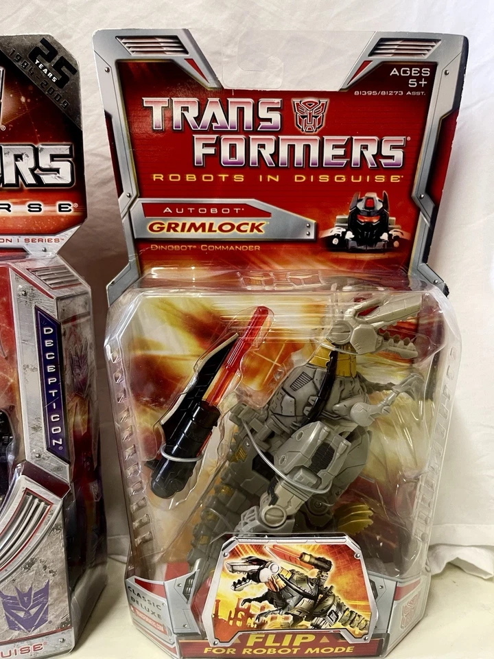 Трансформеры Hasbro2006 Deluxe класса автобот Grimlock и Cyclonus лот из 2 новый  - Изображение 2 из 4
