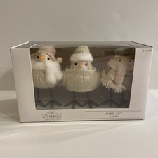 Target Wondershop Featherly Friends Birds Winter 2024 Mini Set - Snowy Whites