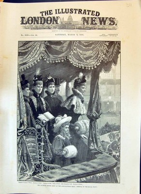 Old 1897 Hackney Horse-Show Agricultural Hall Arrival Royal Party Yor Victorian