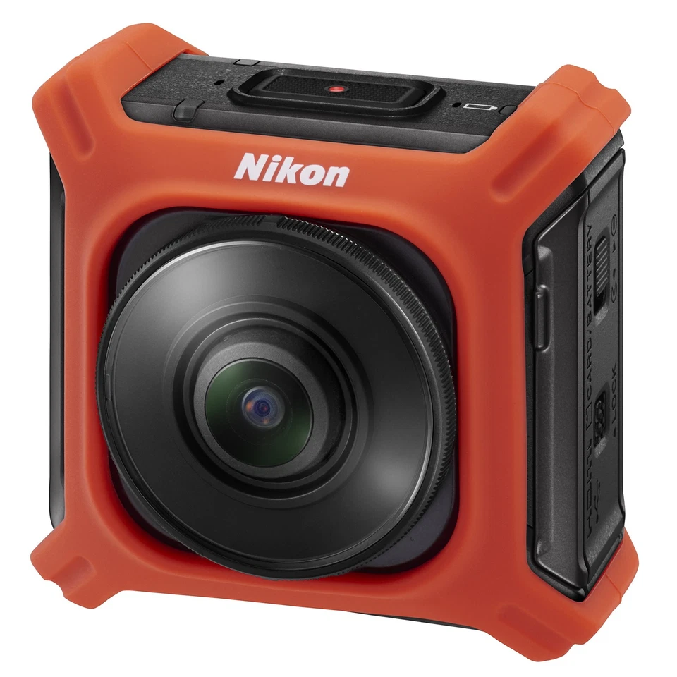 Chaqueta de silicona Nikon para cámara de acción CF AA1 O naranja KeyMission Foto 2 de 2