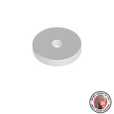 Nuovi magneti al neodimio rotondi con foro albero 6 mm x 2 mm confezione da 4