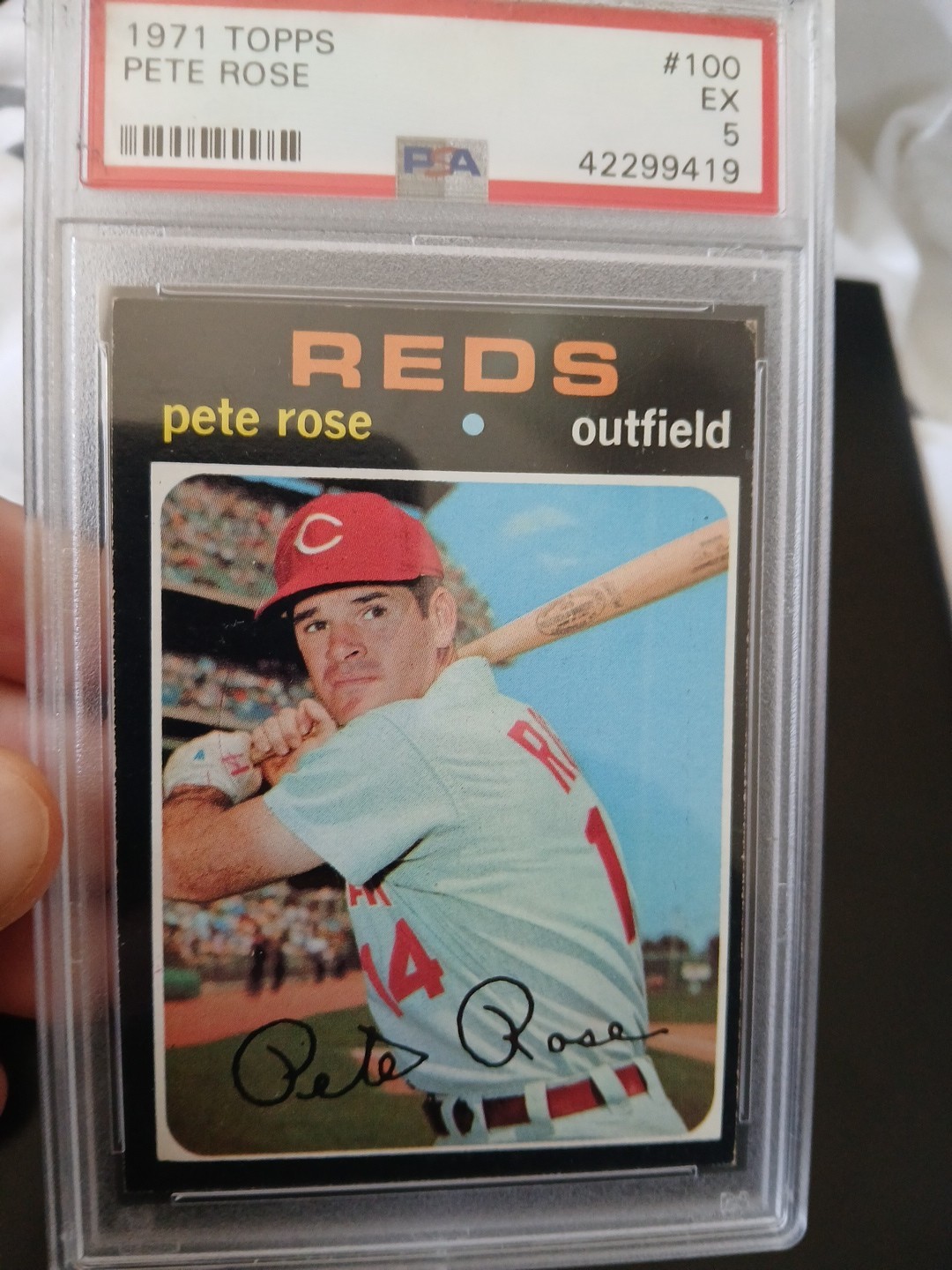 1971 Topps - Pete Rose #100 Psa 5