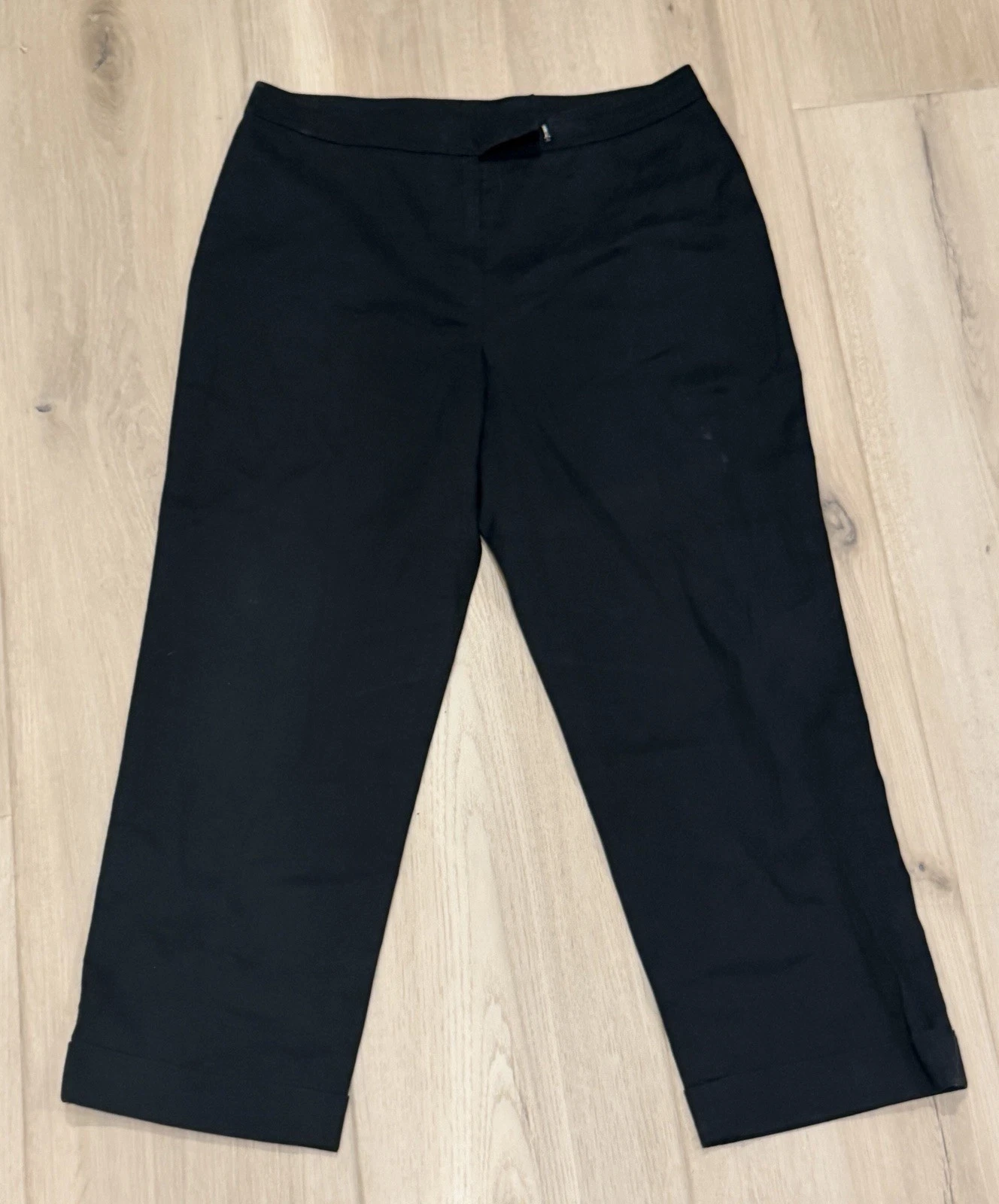 Lauren Ralph Lauren Women’s Black Capri Dress Pants Size 6 No Pockets
