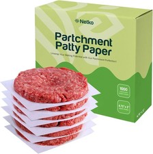 Patty Paper - Hamburger press Sheets 4.75x5" - 1000 4.75x5, White