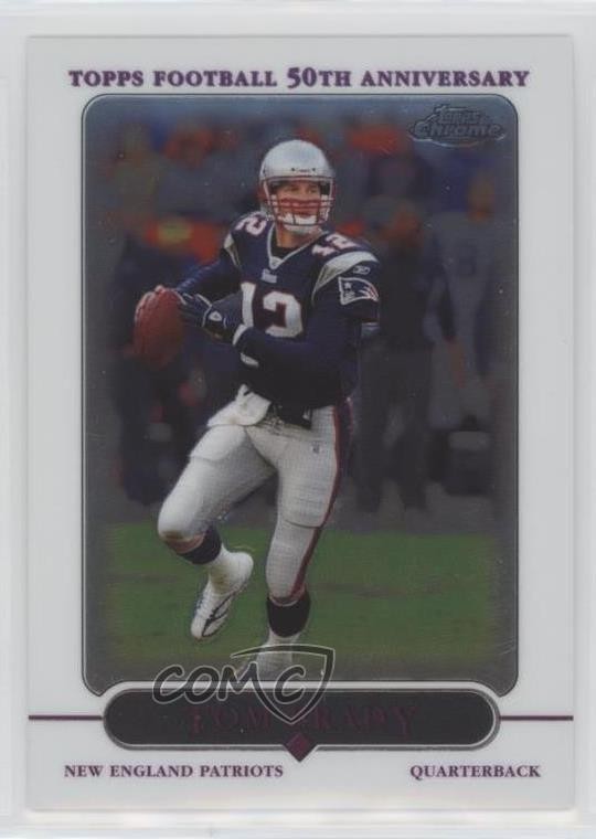 2005 Topps Chrome Tom Brady #46 0y2q