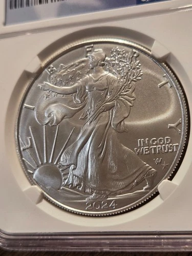 2024 (P) $1 Silver Eagle  Star Privy NGC GEM Uncirculated - Early Release!