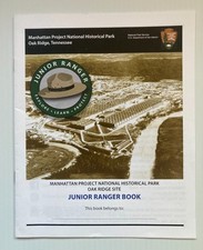 MANHATTAN PROJECT NATIONAL PARK JUNIOR RANGER BADGE BOOK PASSPORT STAMPED WWII
