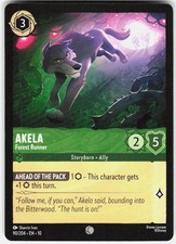 Akela Forest Runner 90/204 Whispers in the Well Disney Lorcana